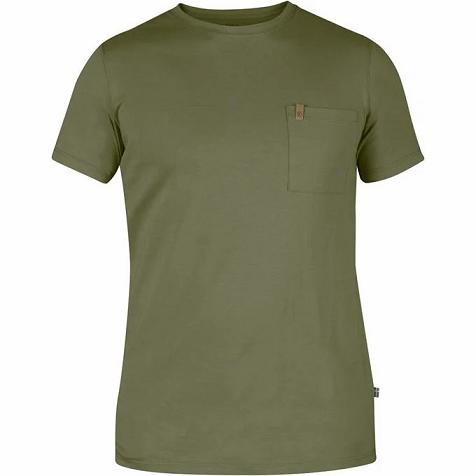 Fjällräven Övik T-Shirt Green Singapore For Men (SG-683293)